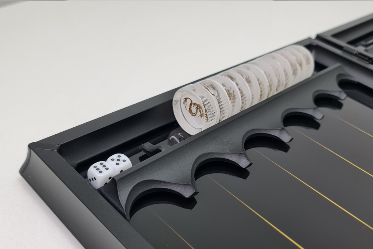 Exclusive: "Fiery Flight" — Tempered Glass Backgammon