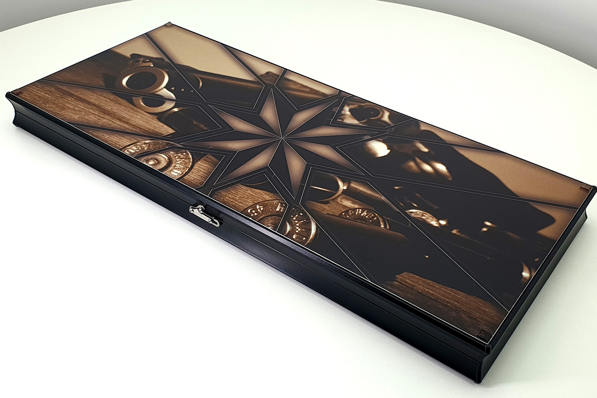 Exclusive: "Legend of Capone" — Tempered Glass Backgammon