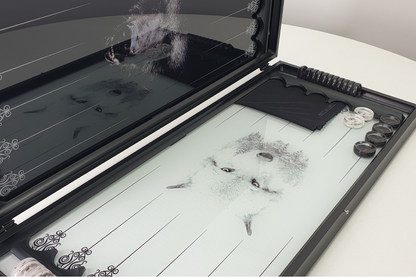 בלעדי: "דו קרב של טבע (זאב ודוב)" — גבקgammon מזכוכית מחוסמת