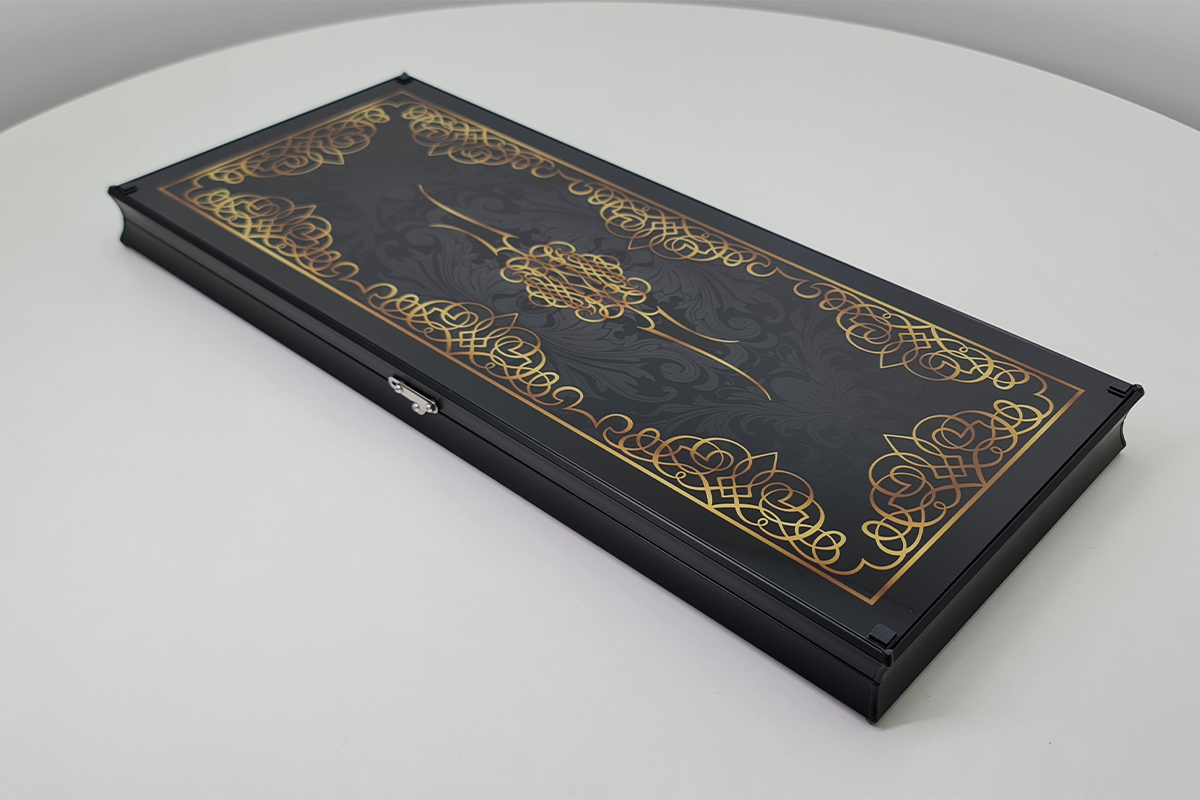 בלעדי: "Royal Ornament" — שש־בש מזכוכית מחוסמת — premium tempered-glass שש־בש set