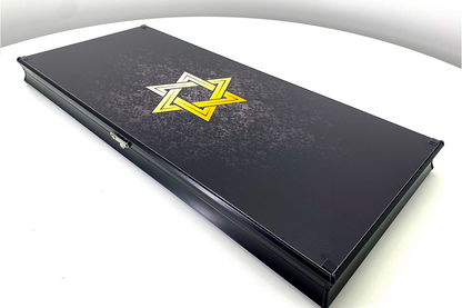 בלעדי: "Star of David" — שש־בש מזכוכית מחוסמת — premium tempered-glass שש־בש set