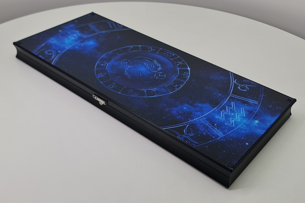 בלעדי: "Pisces Zodiac" — שש־בש מזכוכית מחוסמת — premium tempered-glass שש־בש set
